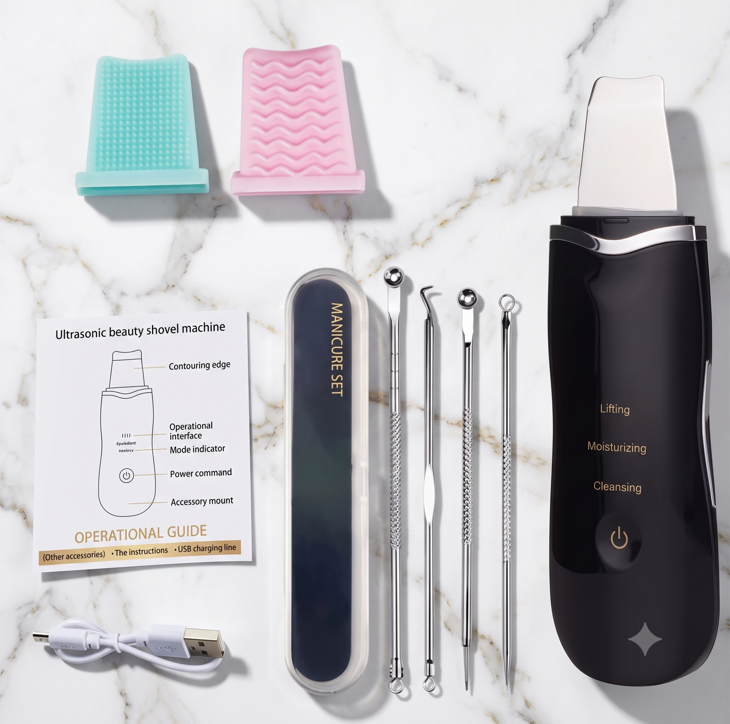 Ultrasonic Skin Scrubber | Lumen & Co.