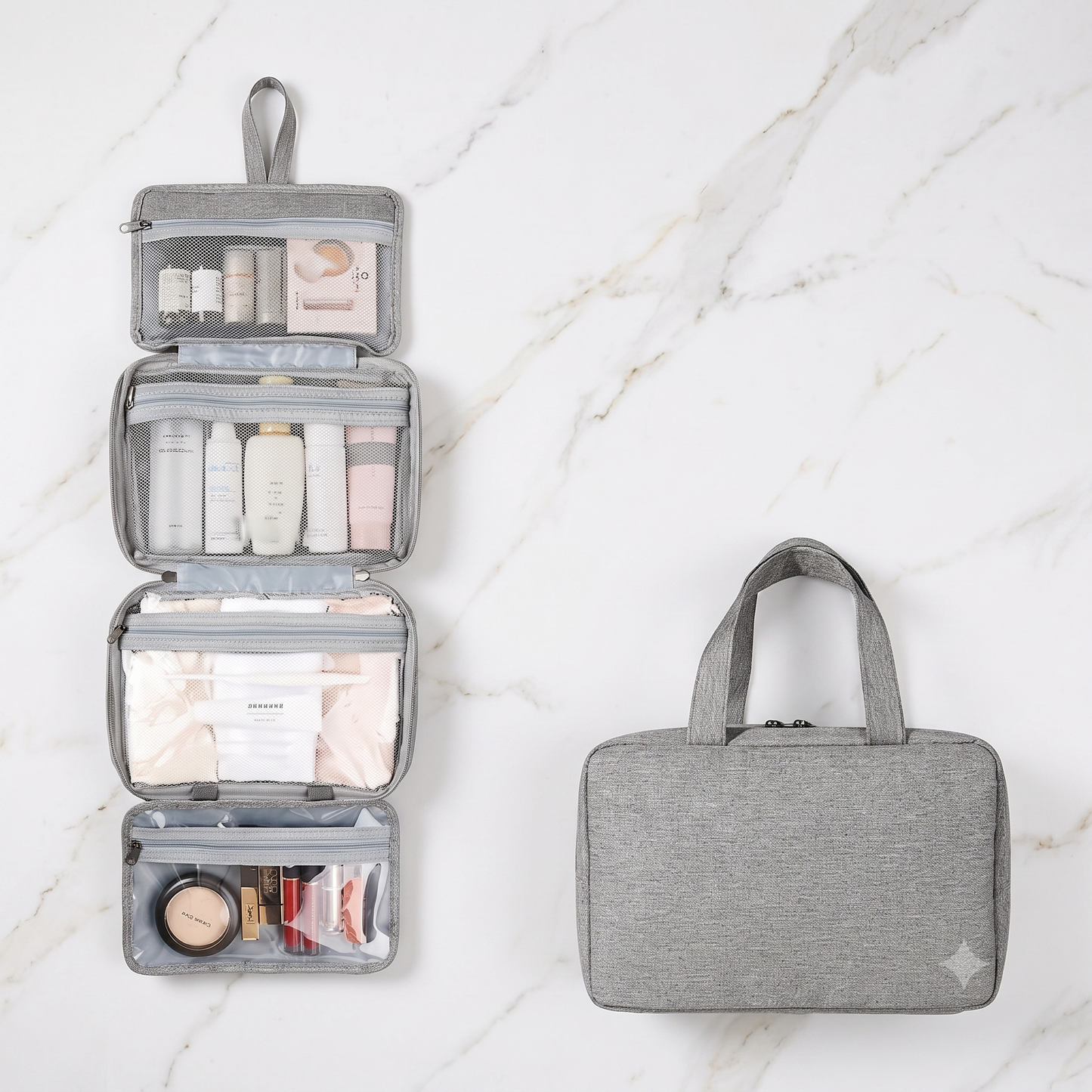 Neceser Plegable Impermeable con Gancho | Lumen & Co.