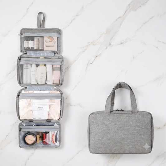 Neceser Plegable Impermeable con Gancho | Lumen & Co.