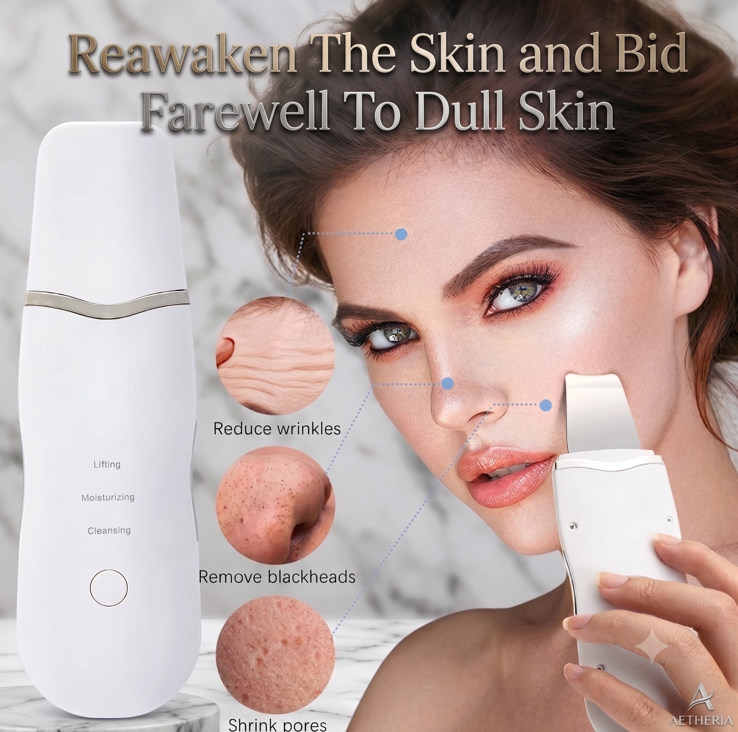 Ultrasonic Skin Scrubber | Lumen & Co.