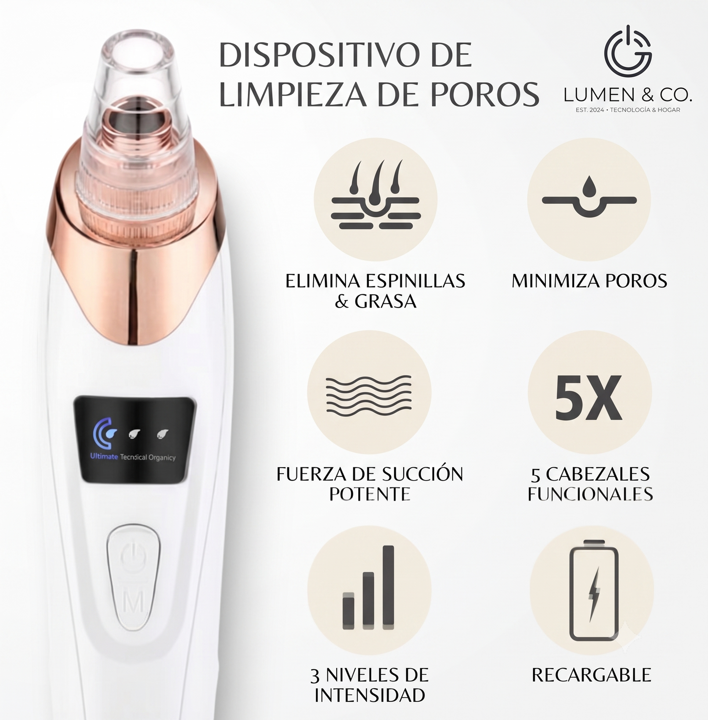 Extractor de Poros SkinLumi | Lumen & Co.