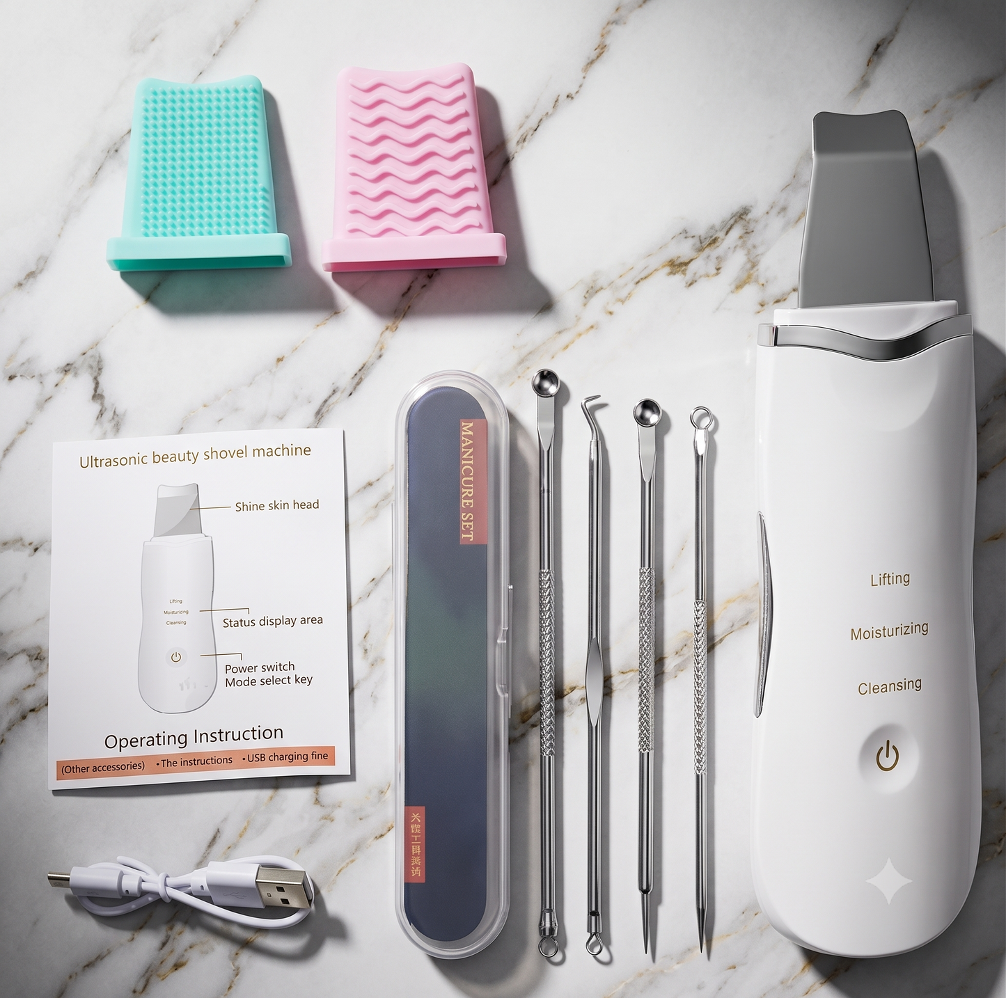 Ultrasonic Skin Scrubber | Lumen & Co.